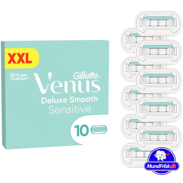 Gillette Venus 10 Stk. Deluxe Smooth Sensitive Rasierklingen