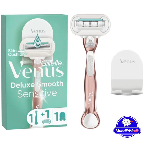 Gillette Rasierer Inkl. Halter Venus Deluxe Smooth Sensitive RoseGold