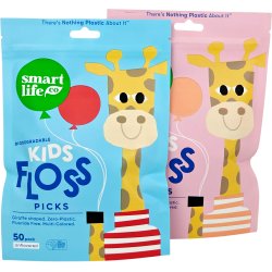 Brekraftig tanntrd for barn 50 pcs. SMARTLIFECO Flosser Unflavored
