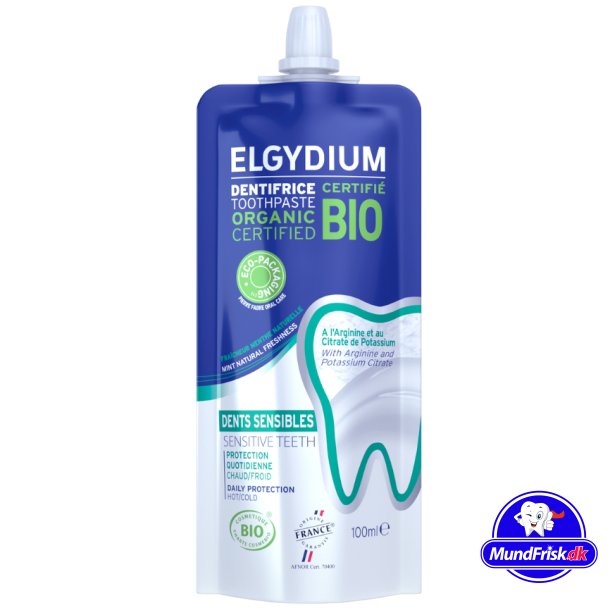 Ekologisk tandkrm ELGYDIUM Bio Sensitive Teeth 100 ml.