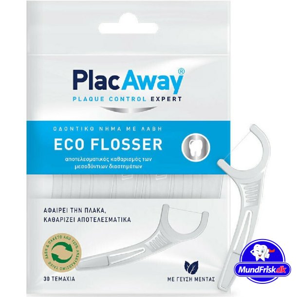 Umweltfreundliche Zahnseide PLAC AWAY Eco Flossers 30 Stk