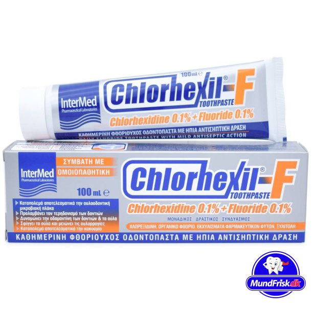 Chlorhexidin-Zahnpasta 0,10 % CHLORHEXIL -F Fluorid 100 ml.
