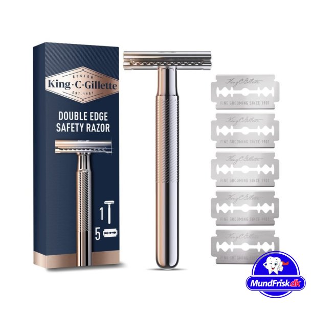 Gillette KING C. Barberskraber + 5 Barberblade