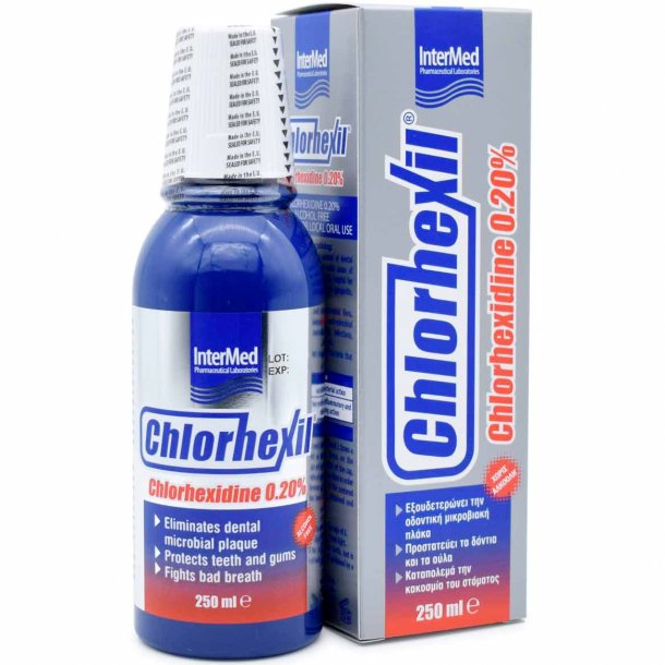 Klorhexidin Munvatten 0,20% CHLORHEXIL Oral Solution 250 ml.