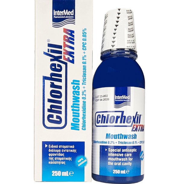 Klorhexidin Munvatten 0,20% CHLORHEXIL Extra CPC 250 ml.