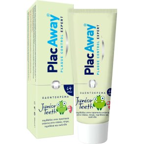 Brnetandpasta PLAC AWAY Xylitol Junior Teeth Orange 50 ml.