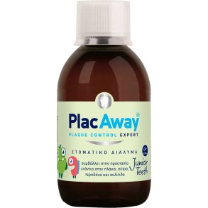 Mundskyl til Brn PLAC AWAY Junior Xylitol Orange 250 ml