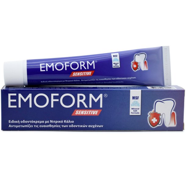 Tannkrem mot ising Emoform Sensitive Kaliumnitrat 50 ml