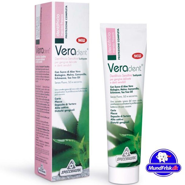 Naturlig Tandpasta SPECCHIASOL Veradent Sensitive Aloe Vera 100 ml