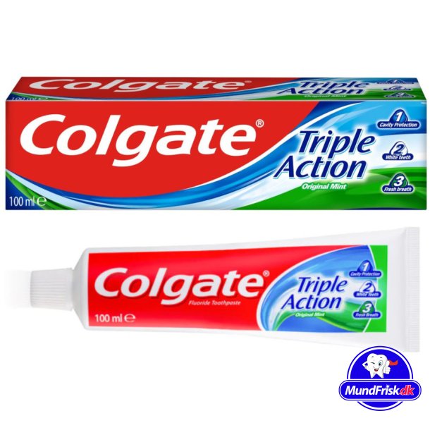 Colgate Zahnpasta 100 ml Triple Action Mint Original