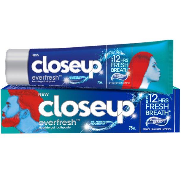 Closeup Tandpasta Gel Everfresh Peppermint Drops 90 gr.