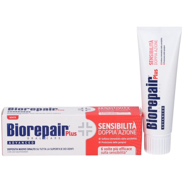 Biorepair Plus Tandkrm Sensitivity Double Action 75 ml