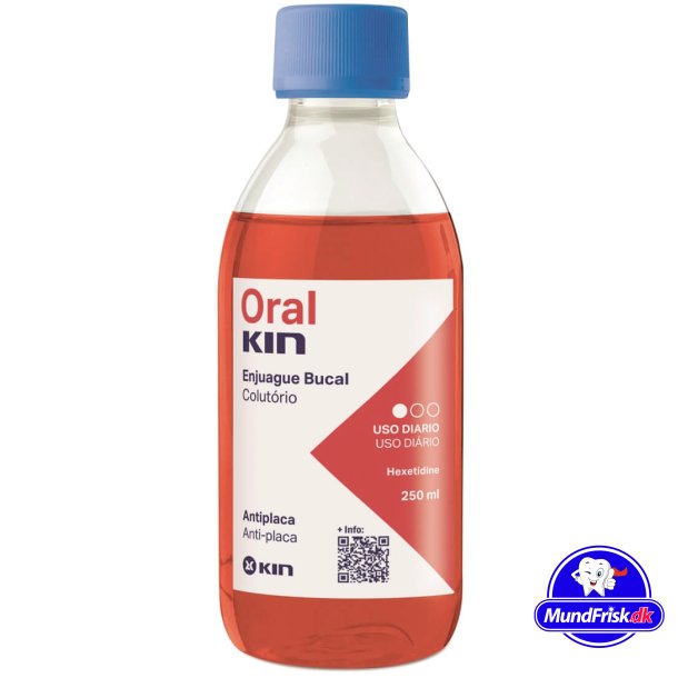 Hexetidin-Mundwasser KIN OralKin Anti-Plaque 250 ml.