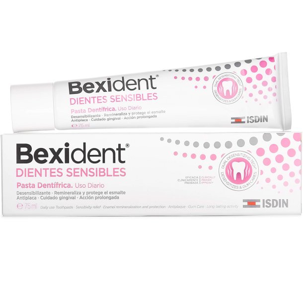 Tandkrm mot hligheter BEXIDENT Sensitive Teeth 75 ml