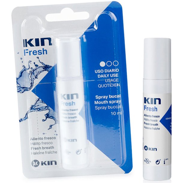 Xylitol Munnspray KIN Fresh Fluoride 10 ml.