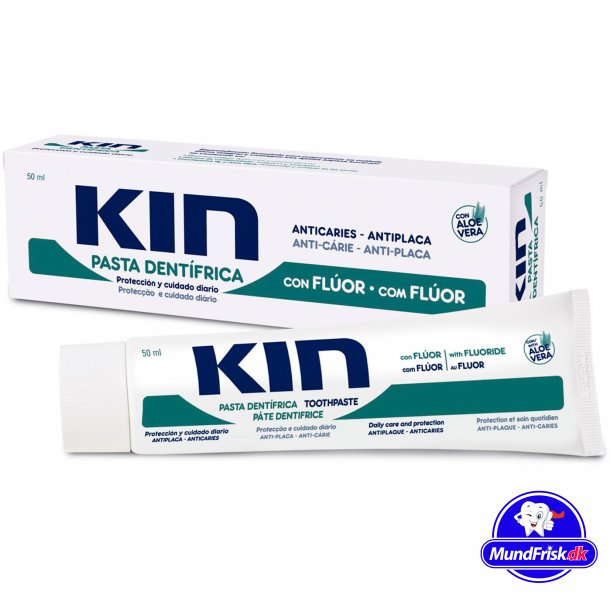 Aloe Vera Zahnpasta KIN Xylitol Fluorid 50 ml