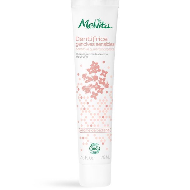 Ekologisk tandkrm MELVITA Sensitive Gums 75 ml