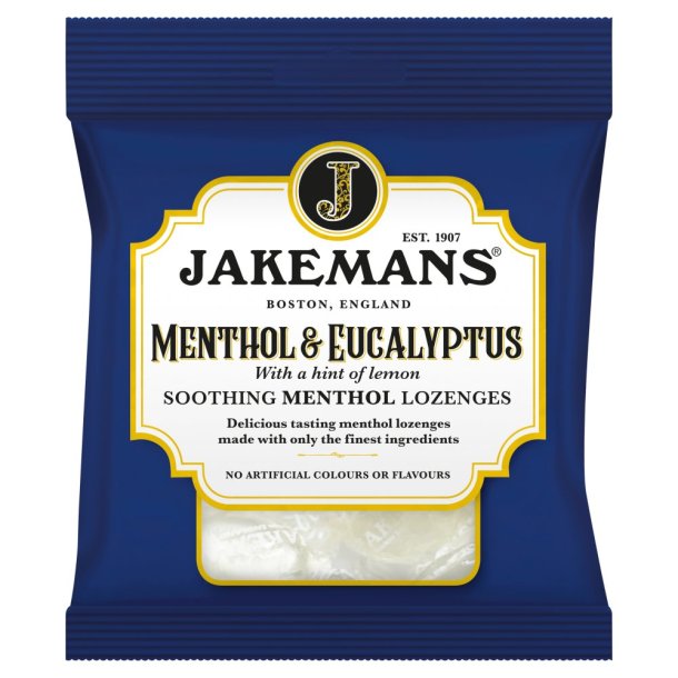 Jakemans Halspastiller Menthol &amp; Eucalyptus 73 gr.