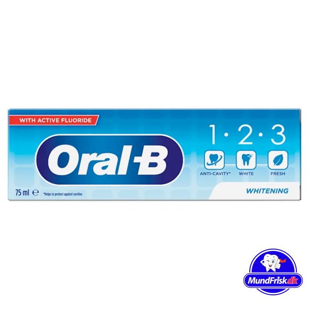 Oral-B Zahnpasta 1-2-3 Whitening 75 ml
