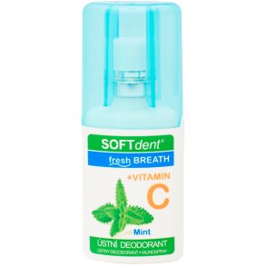 Mundspray SOFTDENT Fresh Breath Mint + Vitamin C 20 ml