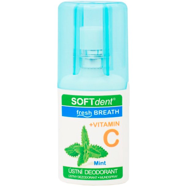 Mundspray SOFTDENT Fresh Breath Mint + Vitamin C 20 ml