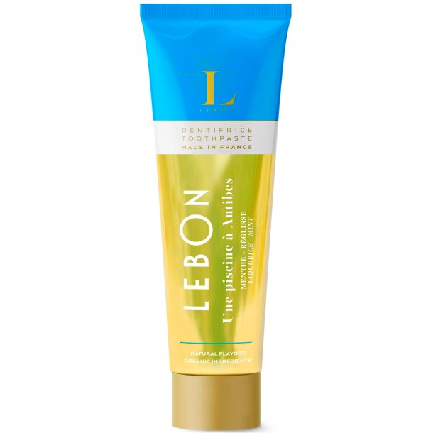 Naturlig tandkrm LEBON Une piscine  Antibes Licorice &amp; Mint 75 ml