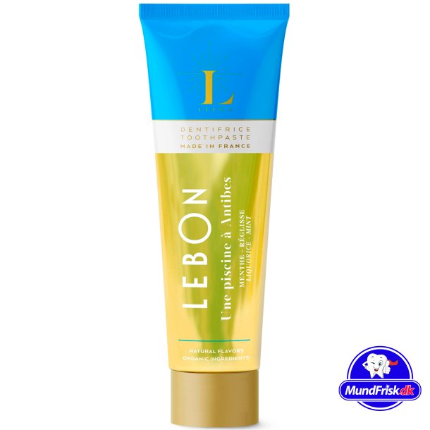 Natrliche Zahnpasta LEBON Une piscine  Antibes Licorice &amp; Mint 75 ml