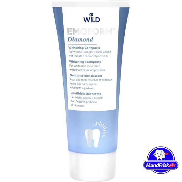 Tandblegning Tandpasta DR. WILD Emoform Diamond Fluoride 75ml