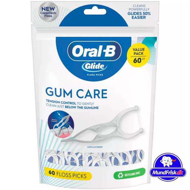 Oral-B Glide 60 Stk. Floss -Sticks Care Gum -Gerte