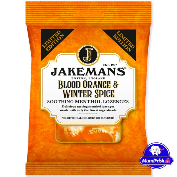 Jakemans Halspastiller Blood Orange &amp; Winter Spice 160 gr.