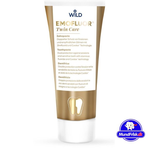 Tandkrm mot Glass DR. WILD Emofluor Twin Care 75ml