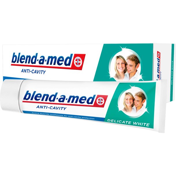 BLEND-A-MED Tandkrm Delicate White Anti- Cavity 75 ml.
