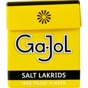 Ga-Jol Lakridspastiller Salt Gul 23g