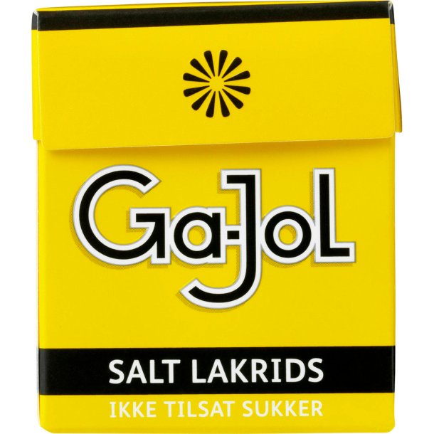 Ga-Jol Lakridspastiller Salt Gul 23g