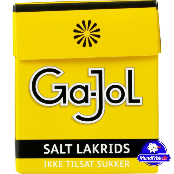 Ga-Jol Lakritspastiller Salt Gul 23g