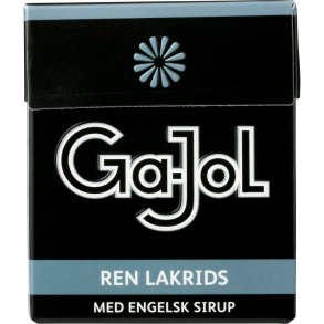 Ga-Jol Lakridspastiller Ren Lakrids Sort 23g