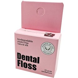 Biologisk nedbrytbar tanntrd ESSENCE Of Life Organics Silke Kardemomme