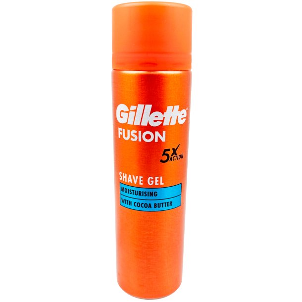Gillette Rakgel Fusion Moisturising Kakaosmr 200 ml
