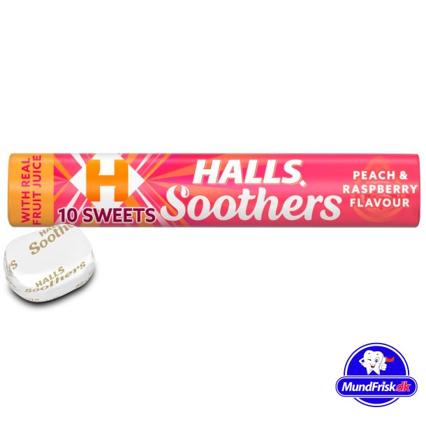 HALLS Soothers Halspastillen Pfirsich & Raspberry 45g