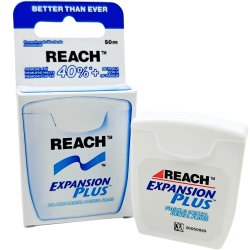 Reach Dental Floss Expansion Plus Waxed Johnson &amp; Johnson 50 mtr.