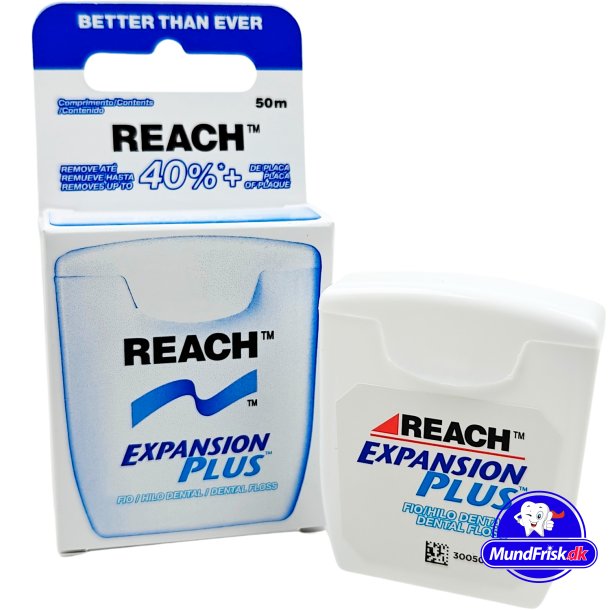 Reach Dental Expansion Plus Waxed Johnson &amp; Johnson Floss mtr.
