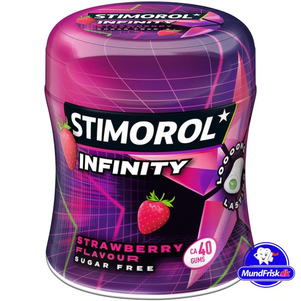 Stimorol Tuggummi Infinity Strawberry Burk ca. 40 st.