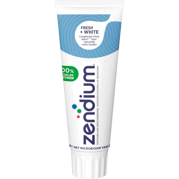 Zendium Tandkrm Fresh + White 75 ml.