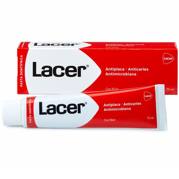 Tannkrem Extra Fluorine LACER Anti-Plaque Ice Mint 75 ml