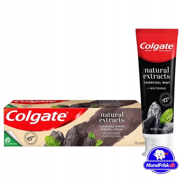 Colgate Zahnpasta Natural Extrakten Charcoal und Mint , 75 ml