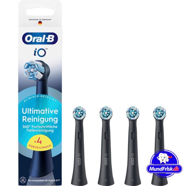 Oral-B iO Ultimate Clean Brstenkpfe 4 Stk. Black