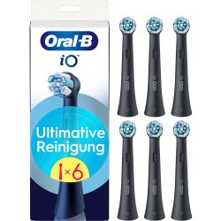 Oral-B iO Ultimate Clean brstehoder 6 pcs. Black