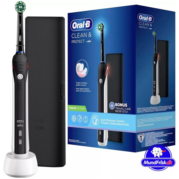 Oral-B Pro 1 CrossAction Elektrische Zahnbrste + Reiseetui
