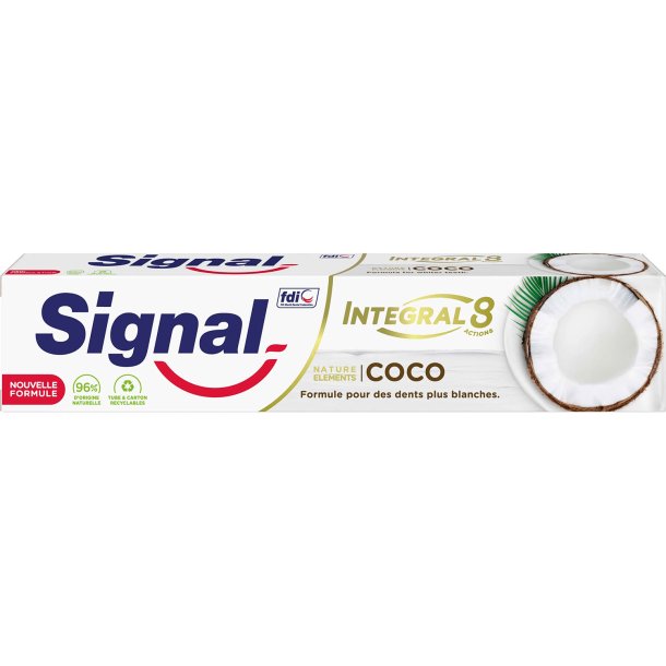 Whitening Toothpaste SIGNAL Integral 8 Nature Elements Coconut 75ml