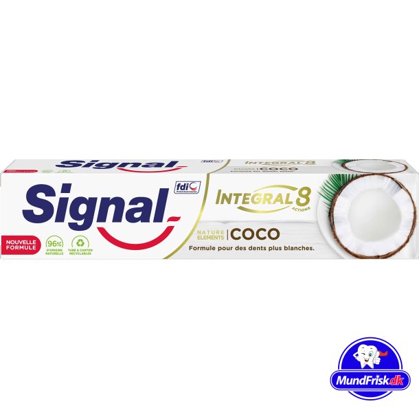 Whitening Zahnpasta SIGNAL Integral 8 Nature Elements Coconut 75ml